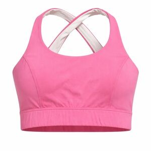 Pink Cross-Back Sports Bra